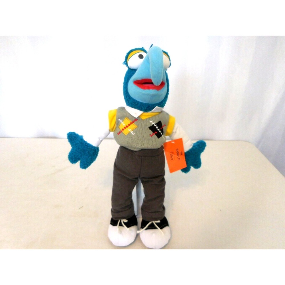 Disney Gonzo Plush Stuffed Bean Bag Doll Muppets Authentic Original 17" Sample